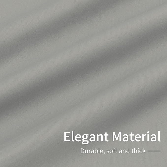 Easy-Going Blackout Curtains for Bedroom, Solid Thermal Insulated Grommet and - Image 6
