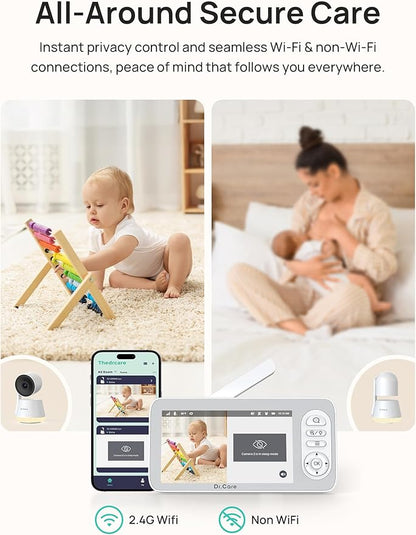 Dr.Care LumiView Plus Smart WiFi Baby Monitor - Image 2