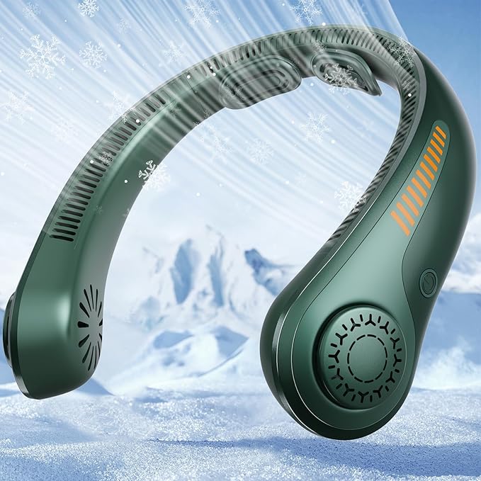 UZOPI Portable Neck Fan, Hands-Free, 5 Speeds, Gifts by UUZOPI