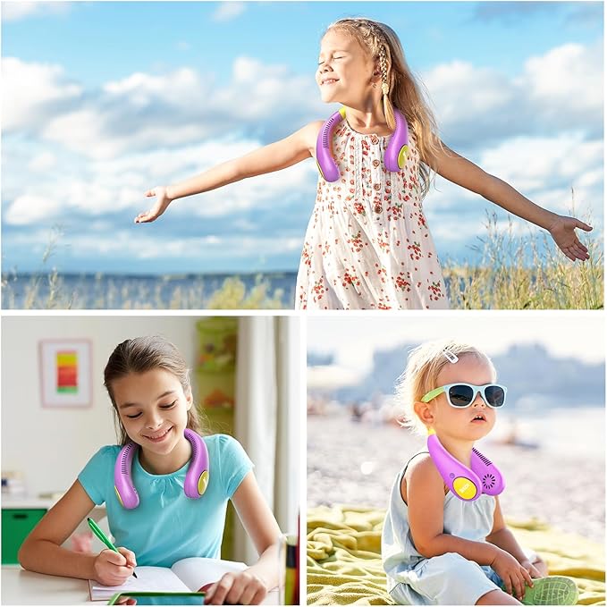 Kids Neck Fan, Portable Bladeless Fans - Image 7