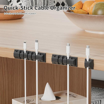 XenovaX 9 Pack Cord Organizer Clips - Image 5