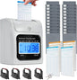 TooCust Time Clock Bundle with 200 Time Cards, 4 Ink Ribbons, 2 Ten-Slot Time by TooCust