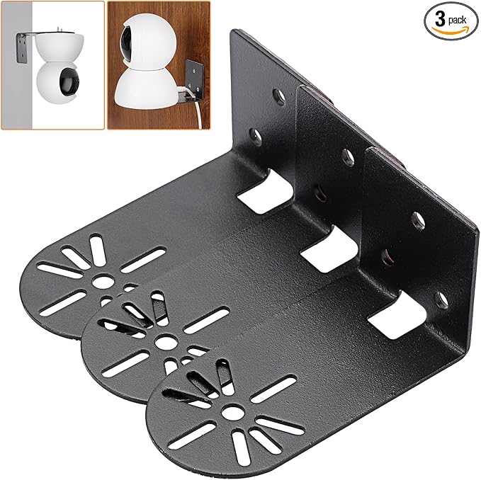 Sumnacon 3PCS Wall Mount Camera Shelf- Metal Small Wall Shelf by Sumnacon
