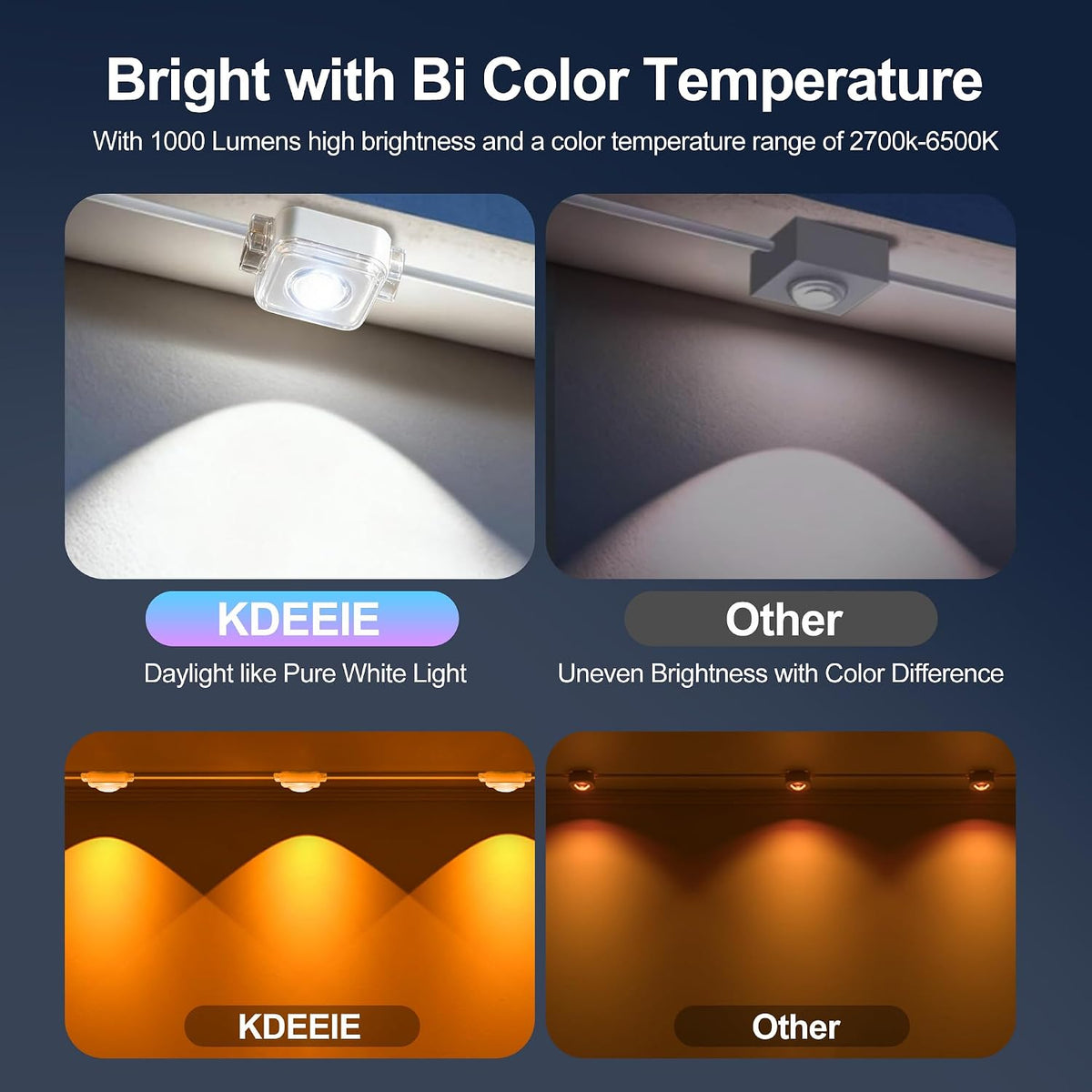 Permanent Outdoor Lights 200ft RGB+IC Outdoor String Lights App&Voice Con...