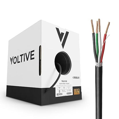 Voltive 16/4 Speaker Wire, in-Wall CL3 & Direct Burial, 250ft by Voltive