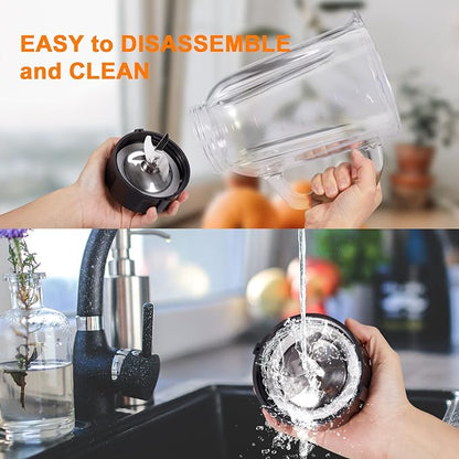 Professional Blender with 1200 Watts and 64 oz Glass Jar Kitchen Countertop - Image 7