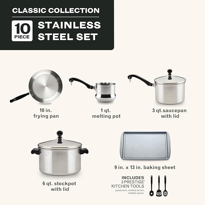 Farberware Classic Series Stainless Steel Pots and Pans - Image 4