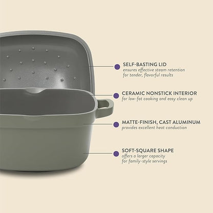 Crock-Pot Northvale Cast Aluminum Lightweight Durable 5.2 Quart Heavy Duty - Image 3