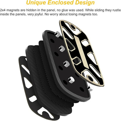 DjuiinoStar Silent Fidget Slider, CNC Machined Push Slider, Big&Lightweight - Image 4