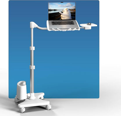 LEVO G2 Deluxe Adjustable Laptop Stand – Rolling Computer Desk & Ergonomic Table - Image 7