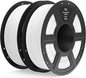 ELEGOO PLA Filament 1.75mm White 2KG, 3D Printer Filament Dimensional Accuracy by ELEGOO