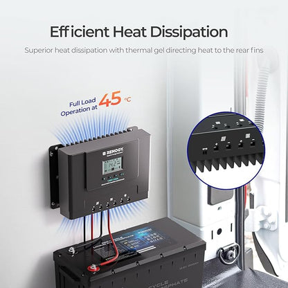 Rover Lite 60A MPPT Solar Charge Controller + BT-2 Smart Monitor - Image 9