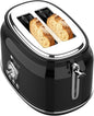 Frigidaire ETO102-WHITE, 2 Slice Toaster, Retro Style, Wide Slot by Frigidaire