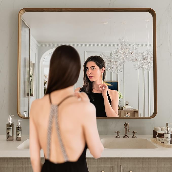 LOAAO 40X30 Inch Bathroom Mirror - Image 2