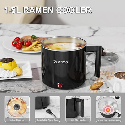 Electric Hot Pot - 1L Ramen Cooker - Image 3