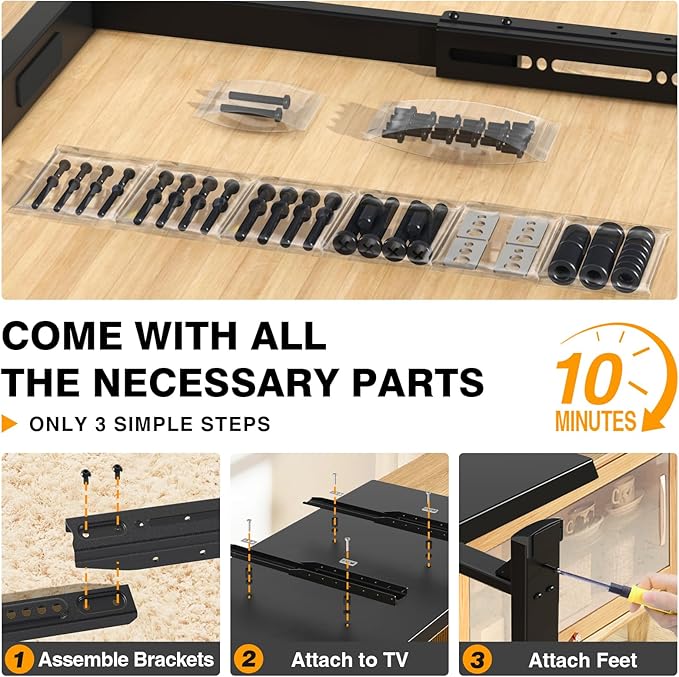 Universal TV Legs, Table Top TV Stand Base - Image 6