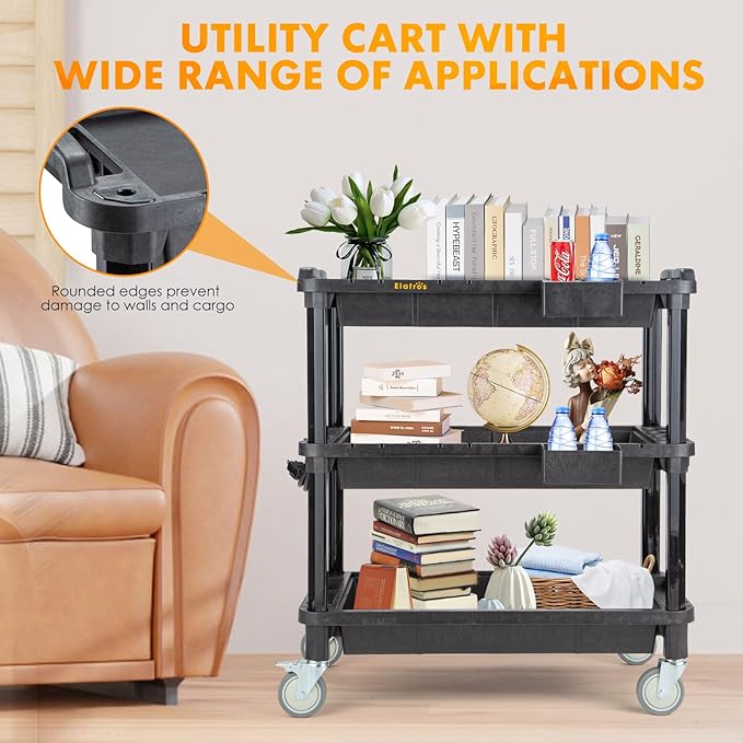 ELAFROS Multi-Use Rolling Cart - Image 5