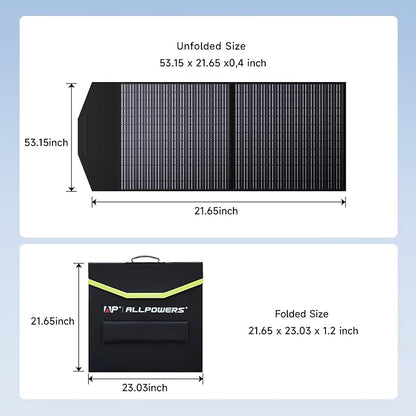 ALLPOWERS SP027 100W Foldable Solar Panel, 23% Efficient IP67 Waterproof - Image 9
