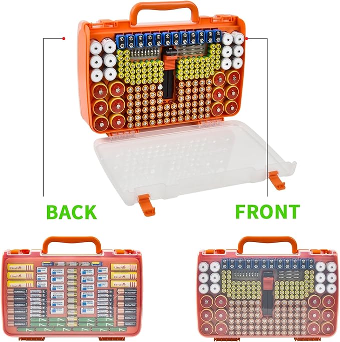 Battery Organizer Storage Holder Box Case - Image 2