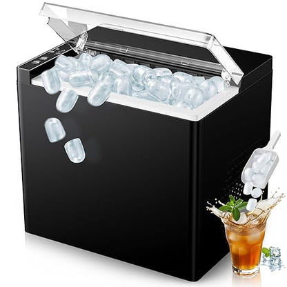 Ice Makers Countertop, 9 Ice Cubes in 6 Mins Portable Ice Maker, 2 Sizes of by Unknown