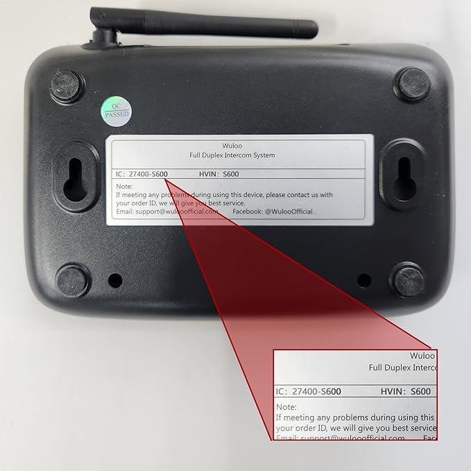 Hands-Free Intercoms Wireless for Home Business, Wuloo Upgrade Two Way Audio - Image 7