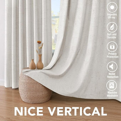 H.VERSAILTEX Ivory Blackout Curtains - Image 7