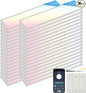 AIKVSXER 36 Pack 1x4 FT LED Flat Panel Light Surface Mount, by AIKVSXER