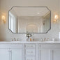 ANDY STAR 30x48 Inch Chrome Mirror, Large Polished Chrome Rectangle Mirror by ANDYSTAR