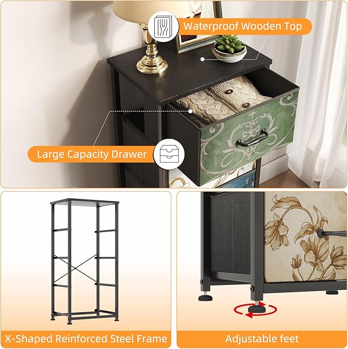 CAIYUN Small Dresser for Bedroom - Image 8