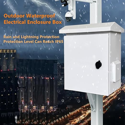 Outdoor Electrical Box 16'' x 12'' x 8'' One-Piece Ventilation Design - Image 2