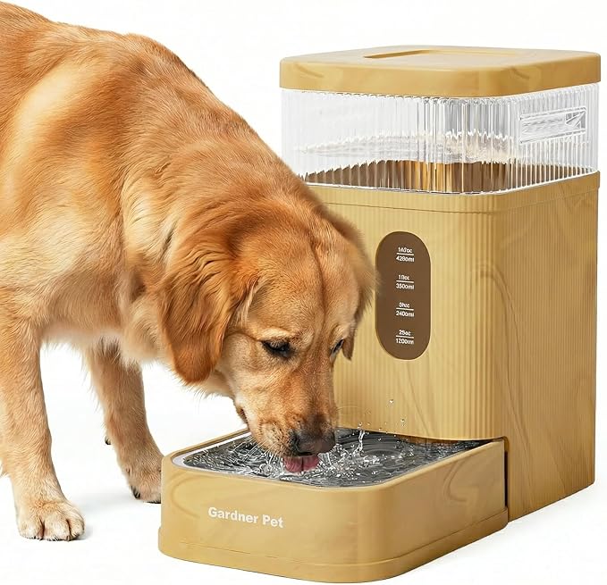 Gardner Pet 2.2 Gallon Automatic Dog Water Bowl Dispenser 8.5L Gravity Water by GardnerPet
