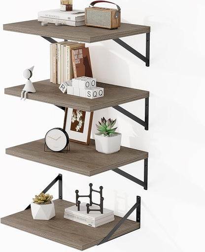 Heimlove 12 Inch Deep Floating Shelves by Heimlove