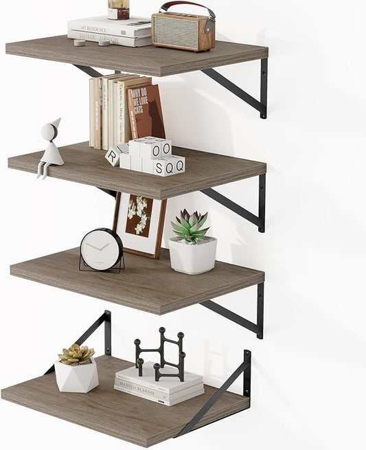 Heimlove 12 Inch Deep Floating Shelves by Heimlove