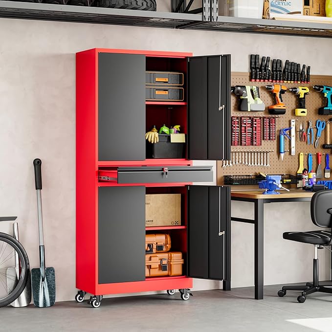 Yizosh Metal Garage Storage Cabinet - Image 6