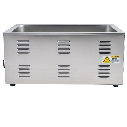 Winco FW-S600 Electric Food Cooker/Warmer, Stainless Steel - Image 3
