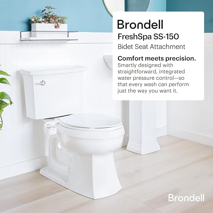 Brondell FSP-150 FreshSpa Thinline Precision Essential Bidet Attachment - Image 2