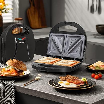 Aigostar 2in1 Sandwich Maker Panini Press Grill - Image 8