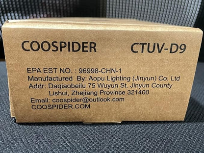 COOSPIDER 9W HVAC UV Light Lamp, Air Purifier - Image 9
