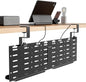 Under Desk Cable Management Tray, 30.2" Vertical Metal Pegboard Organizer by Pegzone