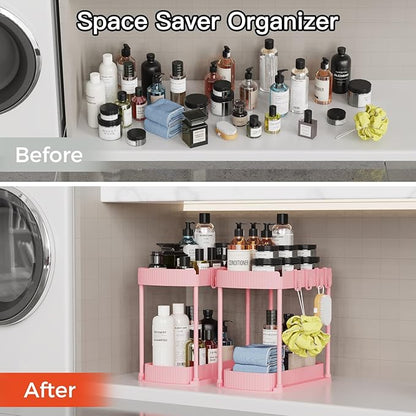 Ukeetap 2 Pack Multi-Purpose Pull-Out Storage Organizers, Under Sink & Cabinet - Image 5