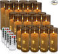 24pcs Flameless Grey Pillar Candle by ECLHTLNY