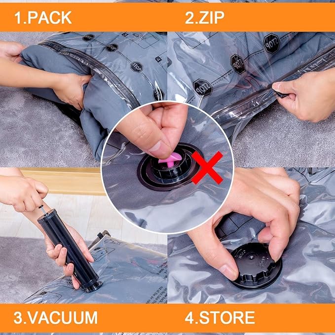 24 Pack Vacuum Storage Bags - Image 4