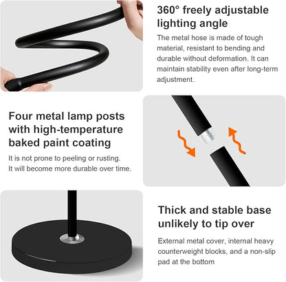 dujunlinghang Bright LED Eye-Protecting Reading Floor Lamps Touch and Remote - Image 8