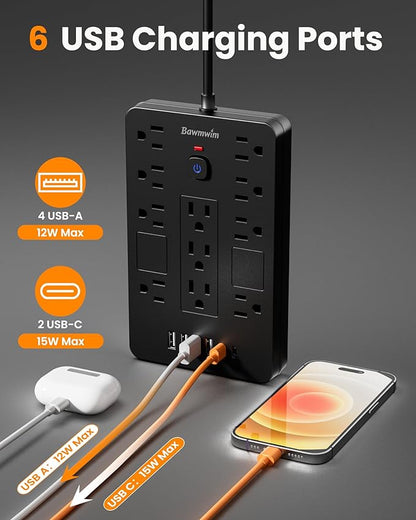 Bawmwim Surge Protector Power Strip - Image 5