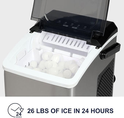 Koolatron Countertop Ice Maker – Maquina para Hacer Hielo en Casa, Nugget Ice - Image 5