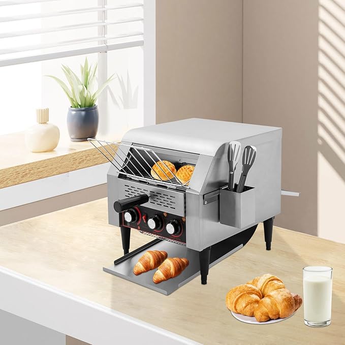 Commercial Conveyor Toaster, 1900W Heavy-duty Toasters - Image 3