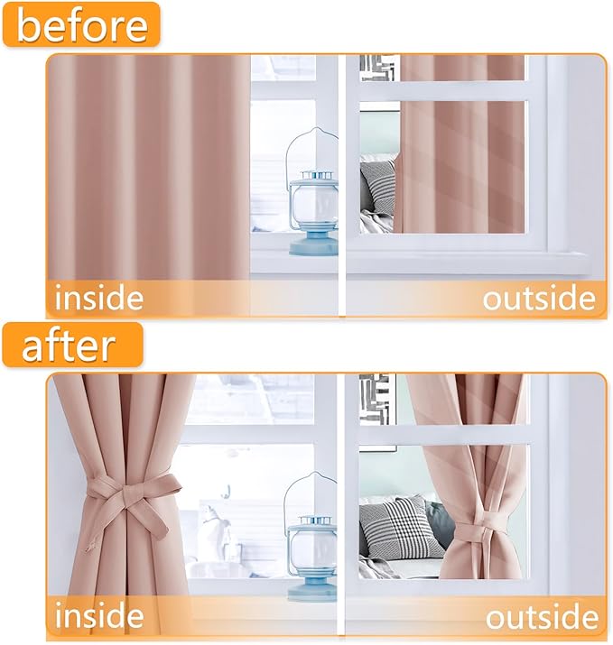 Hiasan Short Blackout Curtains for Bedroom - Image 5