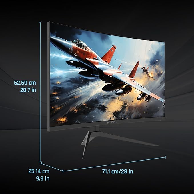 KTC 32 inch 240Hz Curved Gaming Monitor 1500R 1080P 125% sRGB 1ms, - Image 6