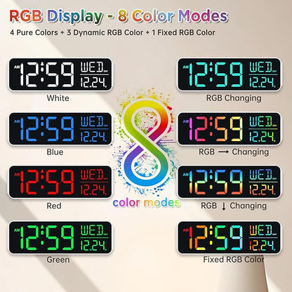 Peakeep Large Display Digital Alarm Clock - Image 3