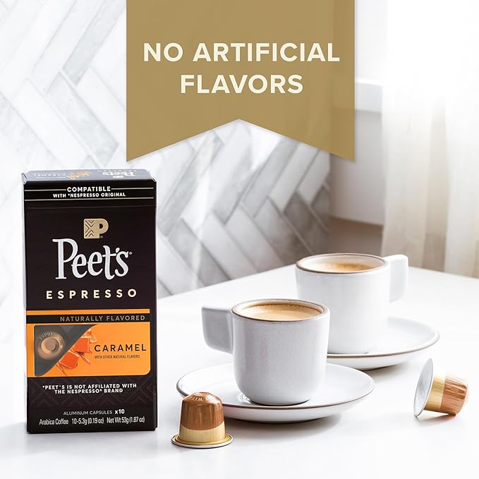 Peet's Coffee, Medium Roast Espresso Capsules, Compatible - Image 7